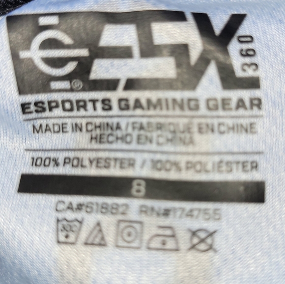 Nwt's Boys Size 8 ESX360 Sports Gaming Gear - Picture 4 of 4